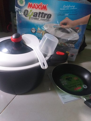 Maxim Panci Presto Serbaguna 4 In 1 Quattro Speed Cooker