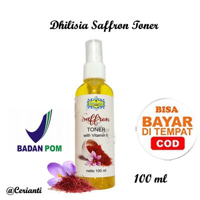 [BPOM] Dhilisa Saffron Mist FACEMIST &amp; TONER SAFFRON ANTI ACNE &amp; BRIGHTENING_LEA Saffron Mist