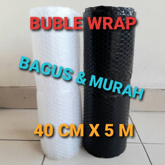 BUBBLE WRAP ukuran  40  CM  X 5 METER BAGUS dan MURAH 