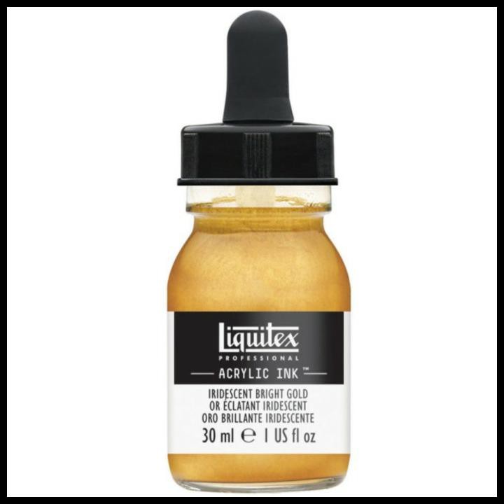 

Promo Tinta Akrilik Liquitex Acrylic Ink Iridescent Bright Gold 30Ml