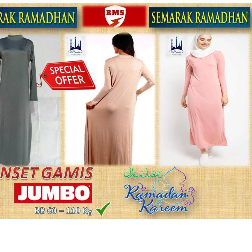 Inner Kaftan Jumbo | Manset Gamis| Daleman Gamis Jersey LD 120