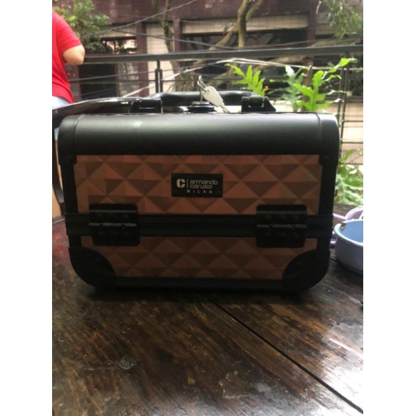 Dijual BeautyCase / Koper Makeup Merk Armando Caruso ukuran 24CM