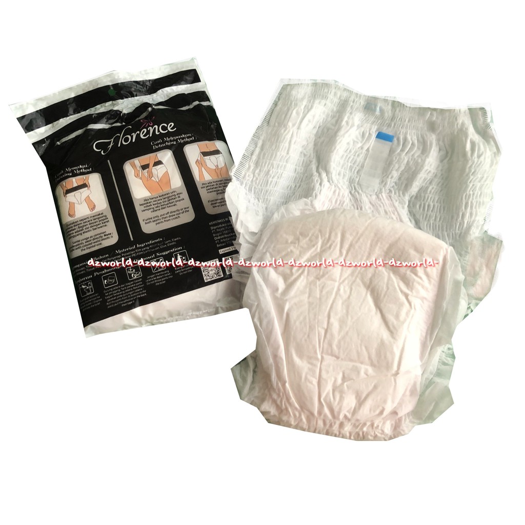 Florence 2pcs Pembalut Celana Sekali Pakai Disposable Sanitary Pants Plorence Florences