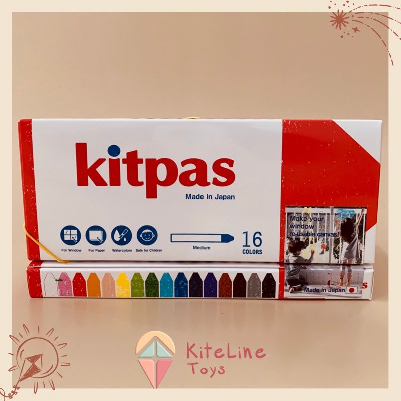 

Kitpas Crayon Original Japan 16 Colors Alat Menggambar Seni Lukis Anak