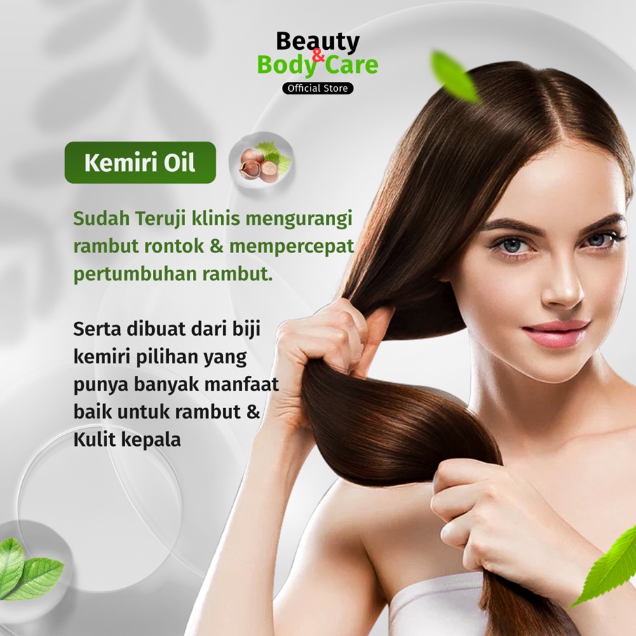 Minyak Kemiri Original 100% Vitamin Penumbuh Perawatan Penyubur Rambut Rontok Botak Parah Cepat Anti Ketombe Untuk Dewasa Pria Wanita Dan Bayi Serum Obat Penebal Penghitam Alis Bulu Mata Jenggot Kumis Rambut Rontok