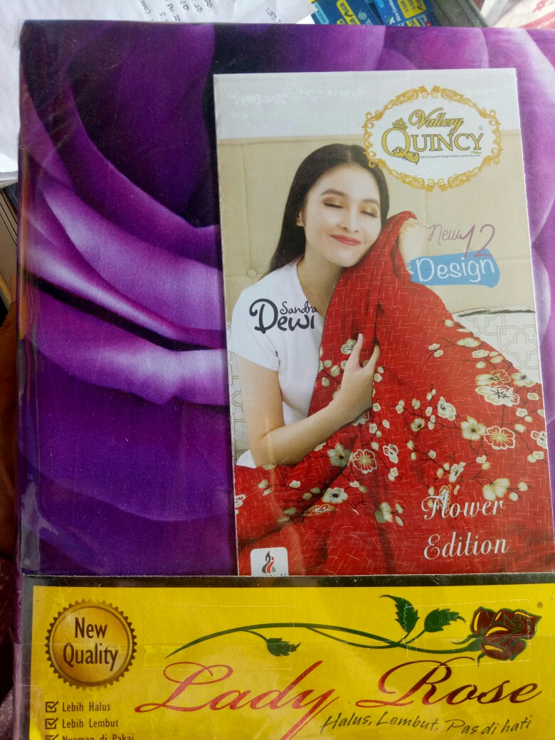 Sprei Lady Rose 160 X 200 Queen Size Berbagai Motif Murah