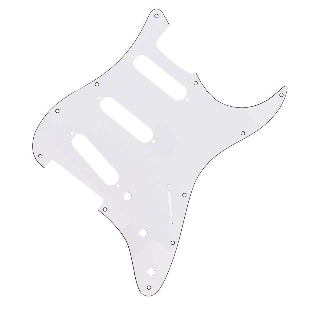 Slade Pickguard Gitar Elektrik 3 Lapis Bahan PVC Warna Putih Untuk FD ST