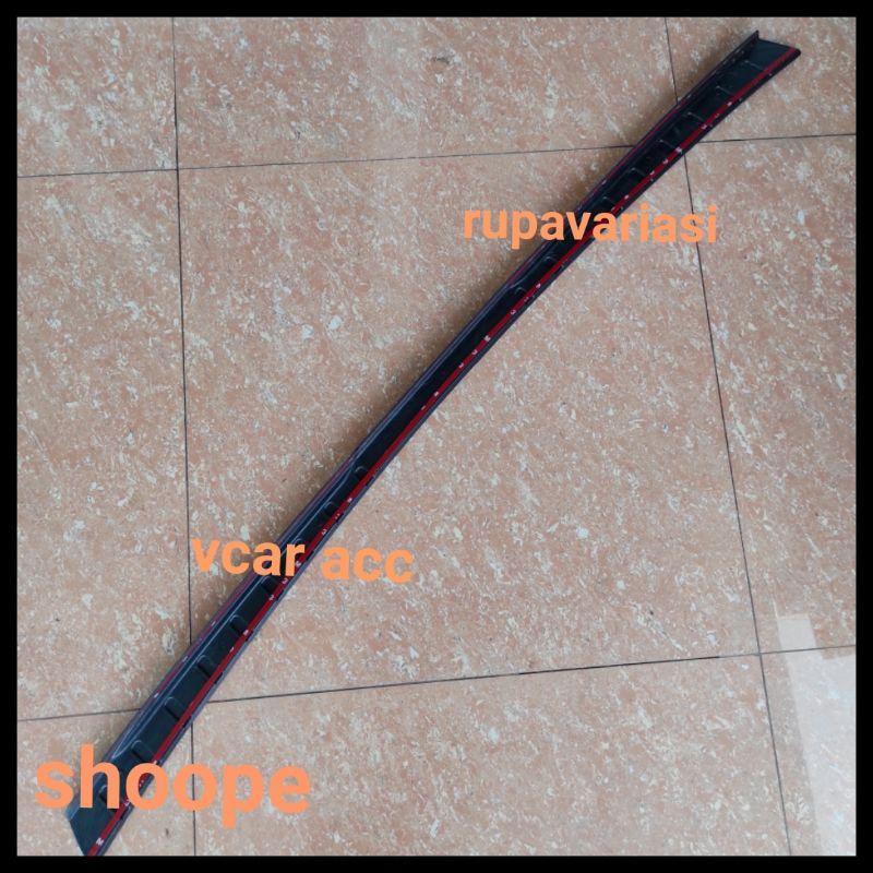 sealplate sill plate silplate pintu bagasi belakang mitsubishi xpander exceed sport ultimate LAMA LOGO hitam 2021 2020 2019 2018 2017 2016 2015 2014