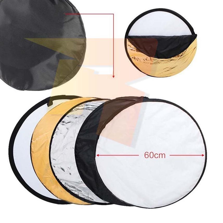 Reflektor Cahaya Foto 5in1 Reflector Foto Studio