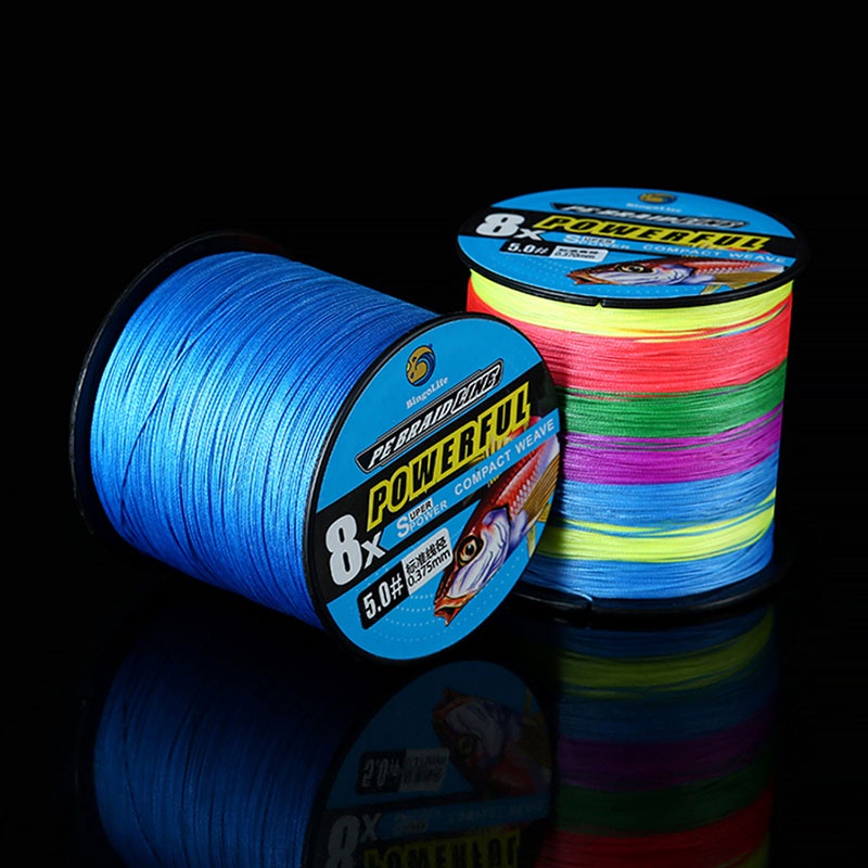 Kawat Dikepang 300m PE Senar Pancing Kepang Fishing Line Jalinan Rakit Memancing Anti Gigitan Kuat Garis