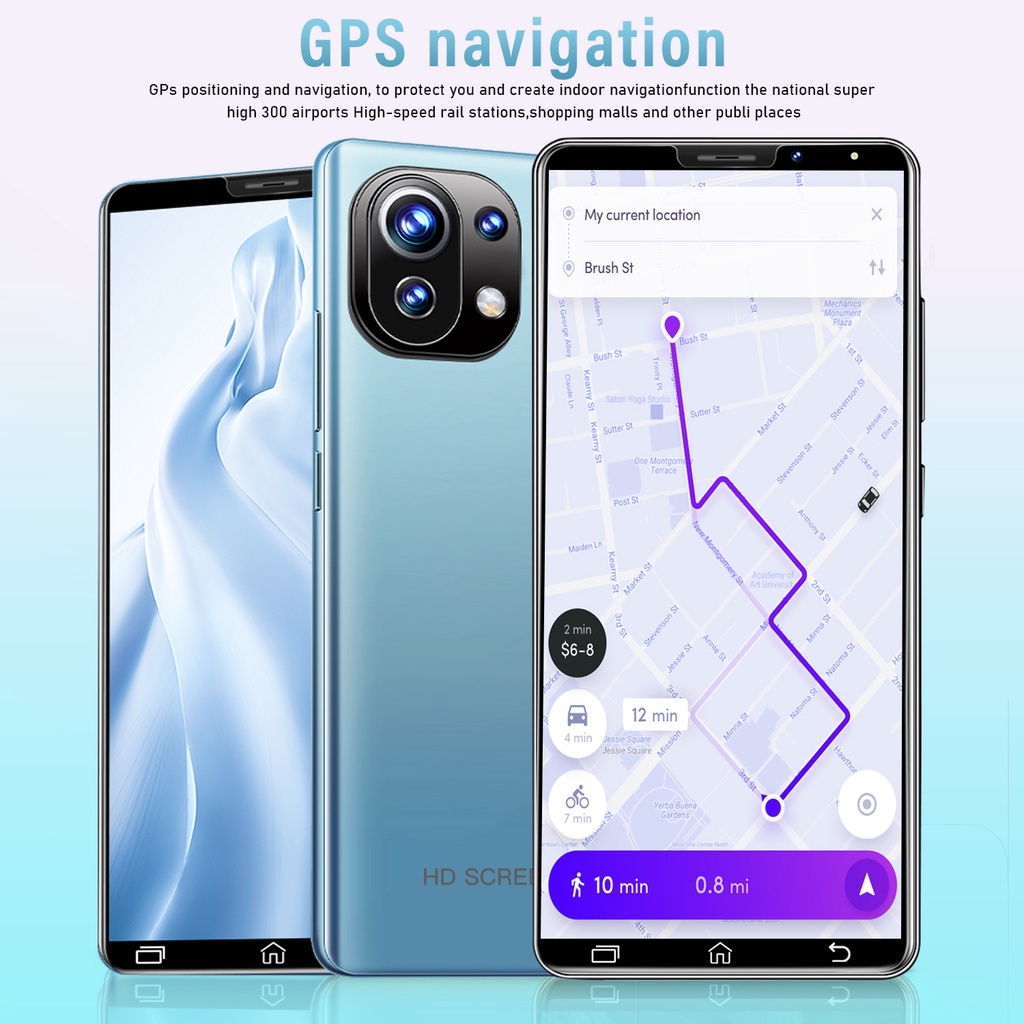 Original Hp murah 500 ribuan xiomi M11pro handphone android 4g/5g 6+128GB 6.1inch hp murah cuci gudang MTK6889 Garasi resmi smartphone Gratis ongkir-8