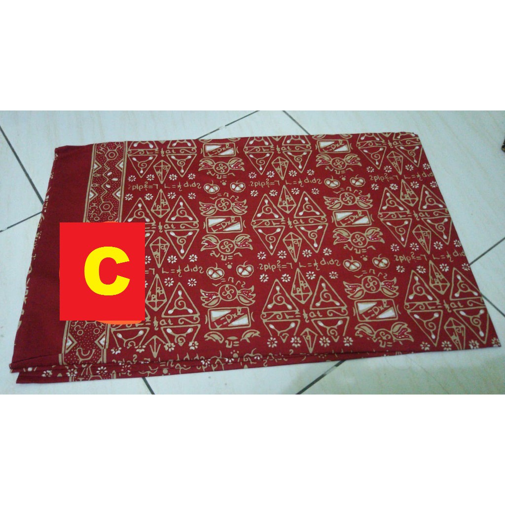 KAIN BATIK MATEMATIKA HARGA MURAH - C