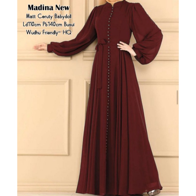 MADINA NEW ORI BY QUDSY/ GAMIS CANTIK KEKINIAN