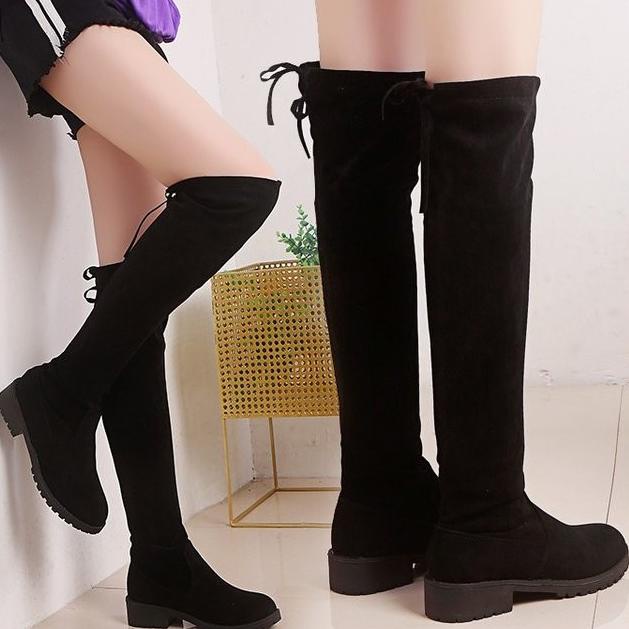 WINTER BOOTS PANJANG SELUTUT B25 IMPORT WANITA ALA KOREA PREMIUM
