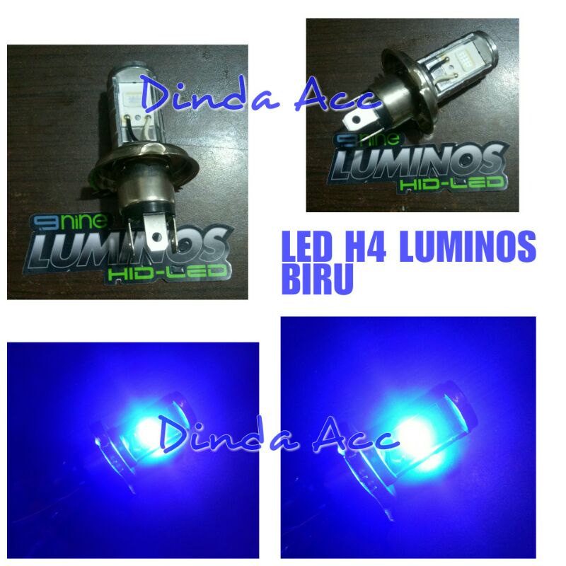 Led H4 Luminos Cahaya Biru