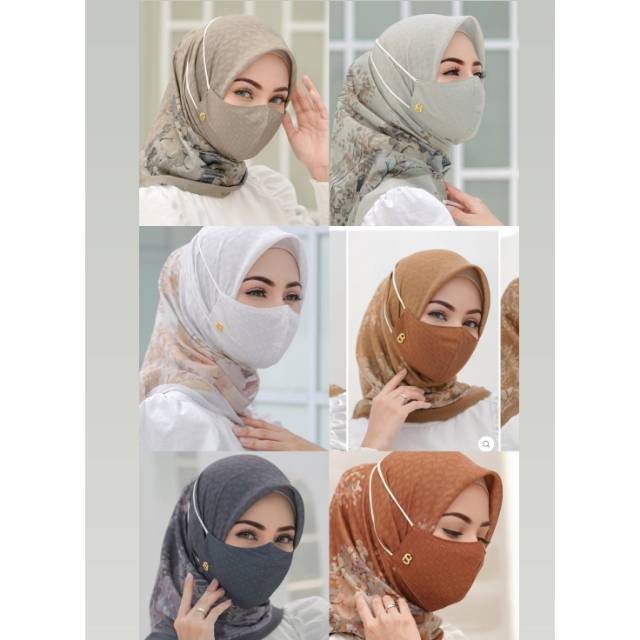 EVERYDAY MONOGRAM MASK BUTTONSCARVES MASKER BUTTONSCARVES