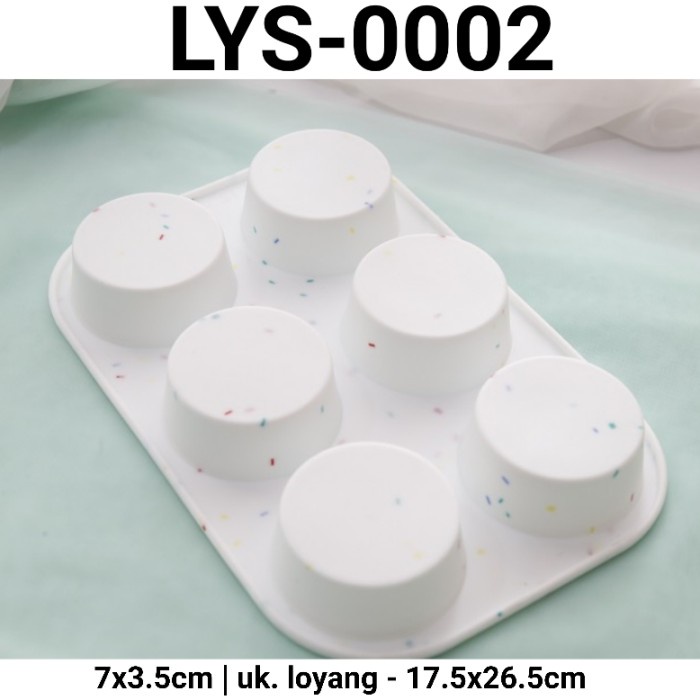 

LYS-0002 CETAKAN LOYANG SILIKON PUDDING COKLAT LOYANG CUPCAKE MUFFIN DISKON GEDE