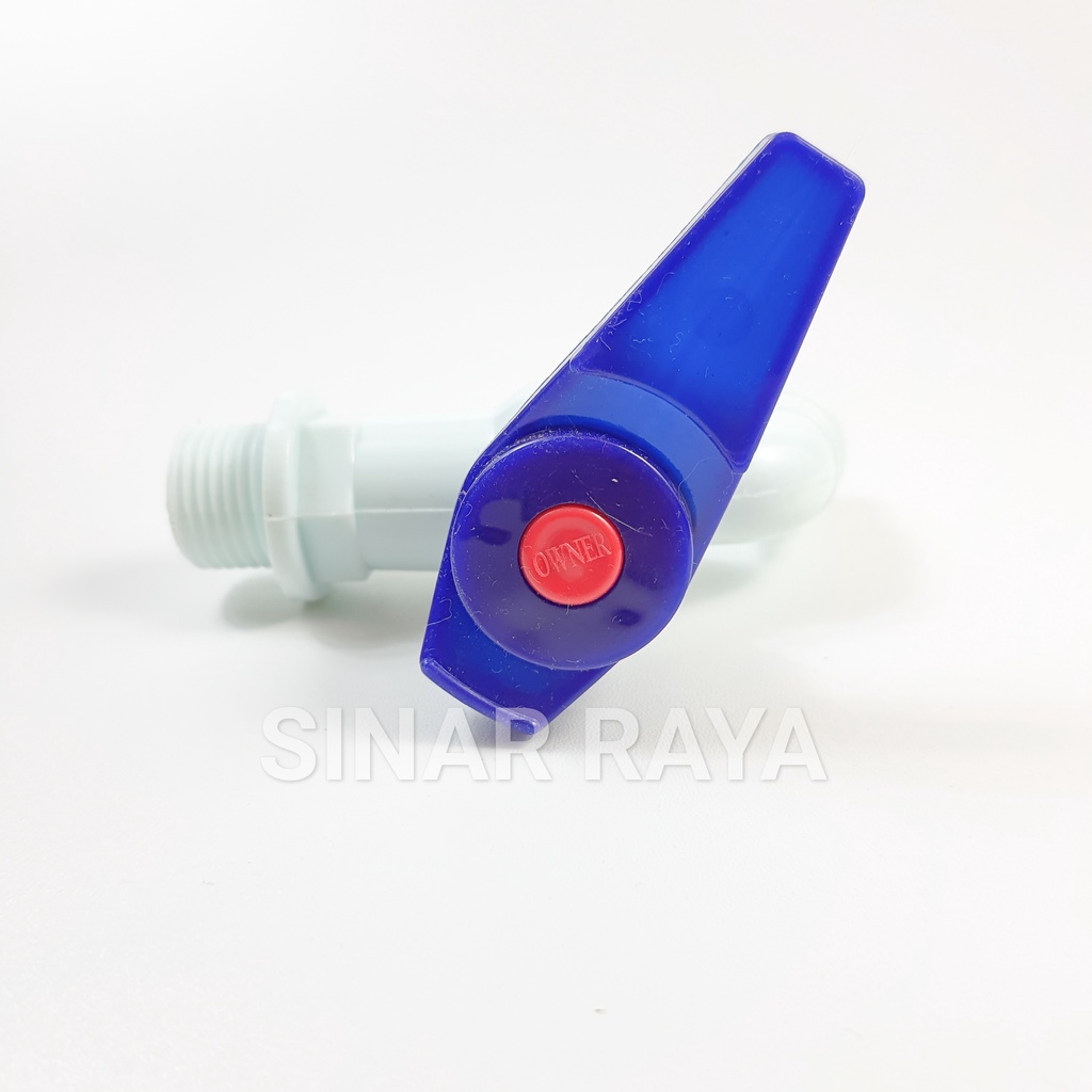 Kran Air Plastik 1/2 Inch Owner / Kran Air PVC 1/2 Inch Keran Tanam