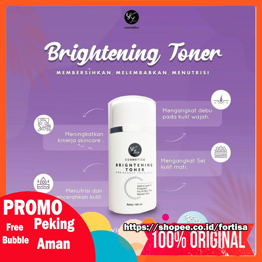 kf skin kfskin bpom Toner kf skin BPOM Original
