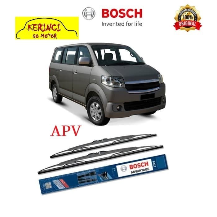 WIPER SUZUKI APV BOSCH ADVANTAGE 16&quot; &amp; 16&quot; SEPASANG WIPER SUZUKI APV