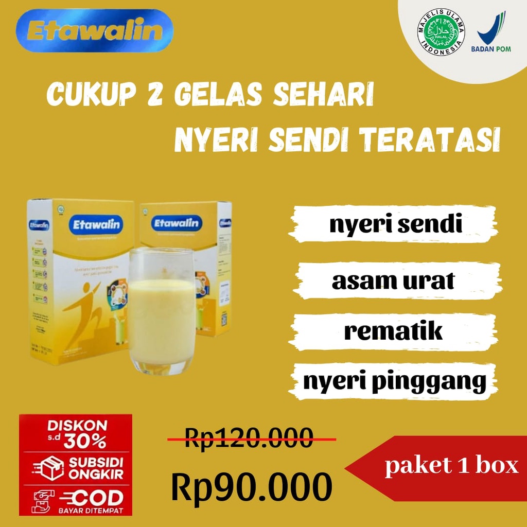 Etawalin – Susu Kambing Etawa Tingkatkan Kepadatan &amp; Kesehatan Tulang Sendi Susu 1 Box