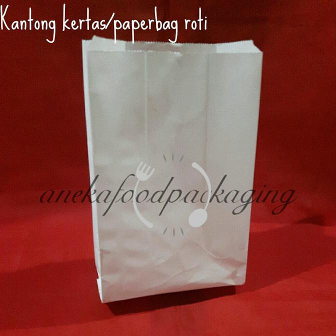 

Hot Kantong Kertas/Paper Bag Roti (Isi 50Lbr) Terlaris