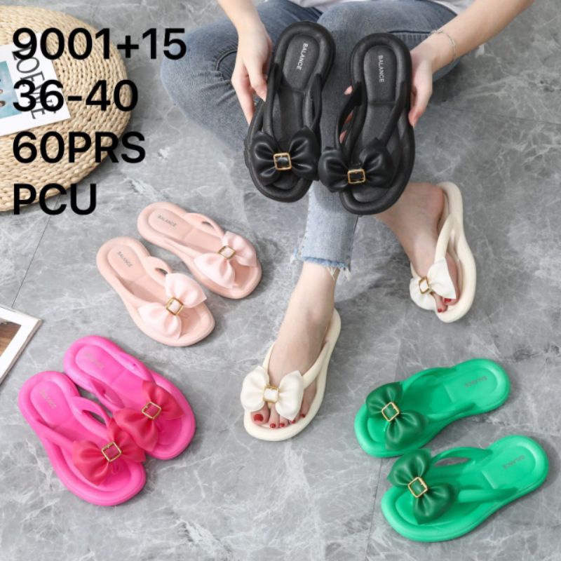 Sandal Jepit Tebal Wanita Variasi PITA Balance 9001 PITA