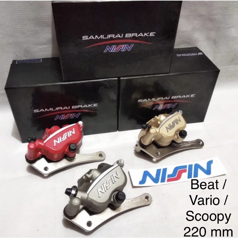 Kaliper Nissin Samurai Beat / Vario / Scoopy Disc 220 mm
