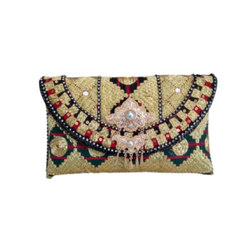 Clutch tapis / tas tapis / dompet tapis lampung 03