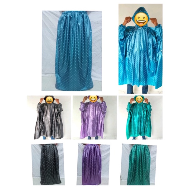 rok jas hujan & jas hujan polkadot