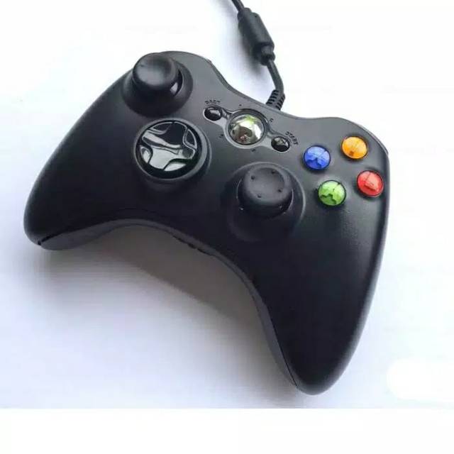 Stick Stik Xbox 360 Kabel Microsoft Joystick Controller Xbox 360 To PC Wired Tanpa Box Bawaannya