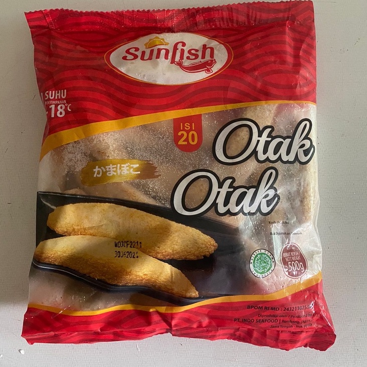 

SUNFISH OTAK OTAK LANCIP ISI 20PCS 500GR - FROZEN FOOD / OTAK OTAK IKAN / MAKANAN BEKU / STEAMBOAT / OTAK OTAK GORENG