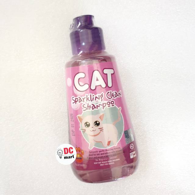 SPARKLING CLEAN CAT Shampo Hewan 150mL / Shampoo anjing kucing musang kelinci RAID ALL