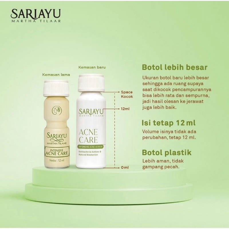 Sariayu Intensive Acne Care serum Plus belerang halus and pegagan