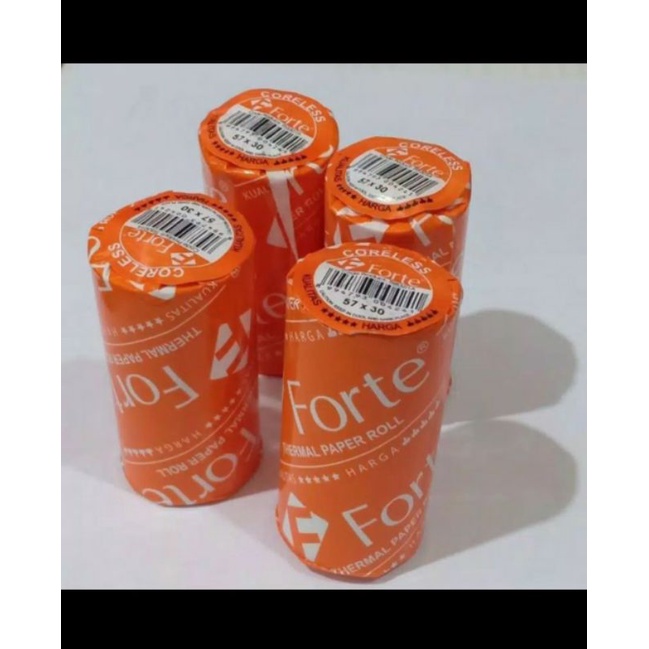 

Kertas Struk Thermal Forte 57 X 30 coreless RB6
