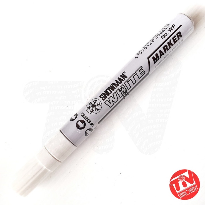 

Buruan Spidol Permanen Snowman Paint Marker White / Silver / Gold Hot Sale