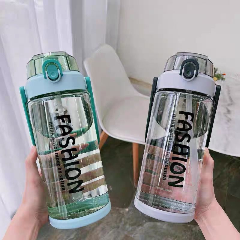 BOTOL MINUM JUMBO 2 LITER SELIYA FASHION BPA FREE - BOTOL MINUM SPORT JUMBO GAGANG SEDOTAN IM-20061