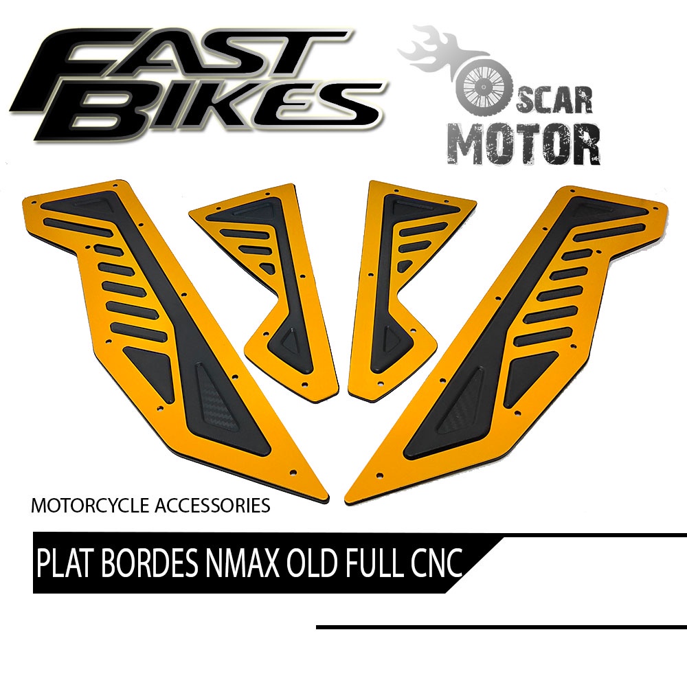 PLAT BORDES FAST BIKES NMAX OLD CNC NEW MODIFICATION CARBON SERIES motor