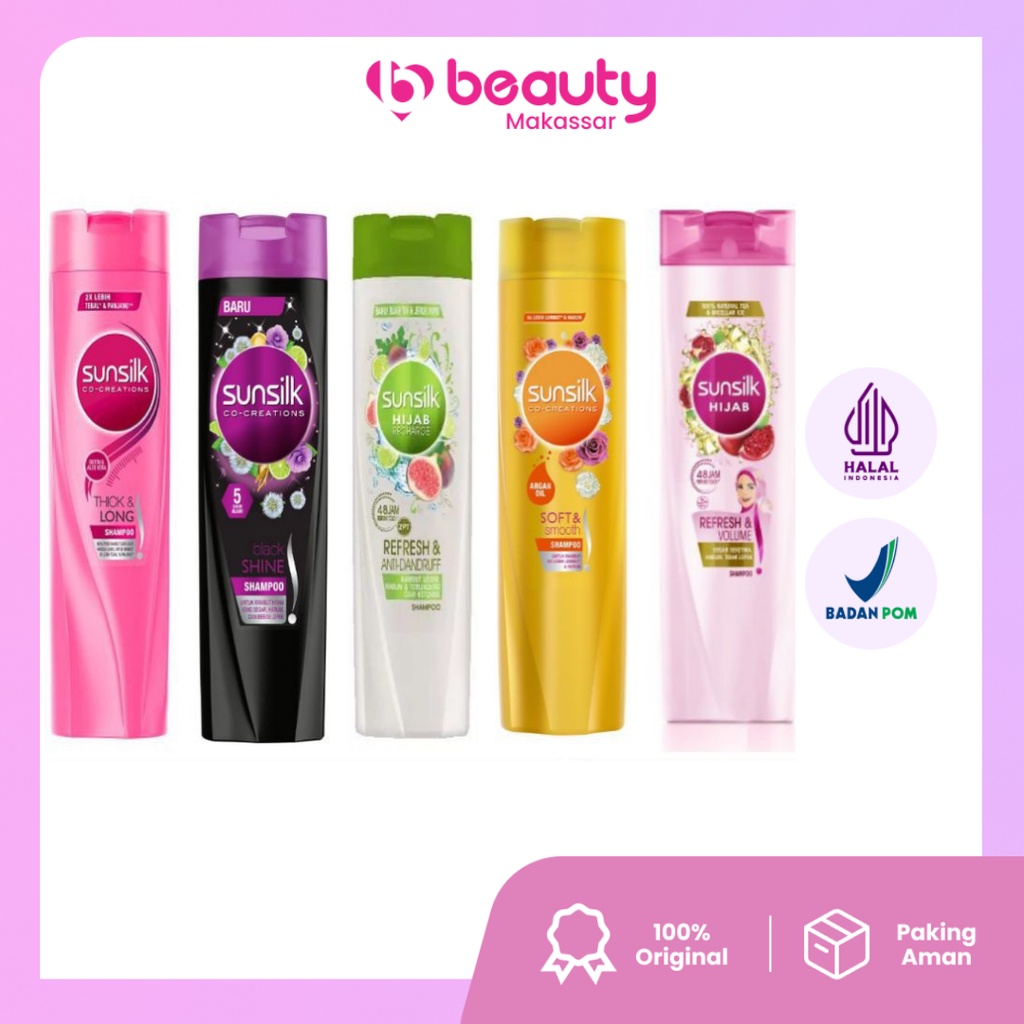 Shampo Sunsilk 170Ml / shampoo hijab / thick & long / 170 ML