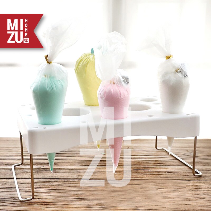 MIZU TAVOLA Meja Dekor Kue Cake Decorating Tools Tray Stand Fondant Icing Piping Bag-2