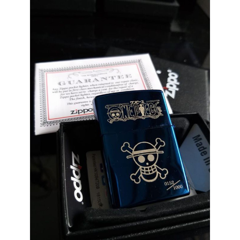 korek zippo one piece 2 side wanted monkey d luffy one piece flag