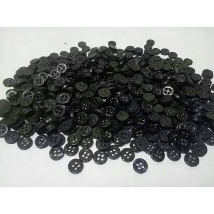 Kancing Baju Gepeng - Kancing Baju Diameter 11mm isi 144pcs