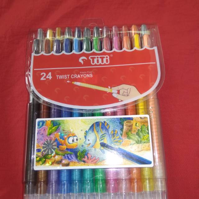 

Titi crayon bisa di putar 24 warna