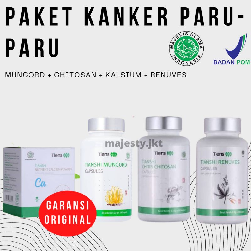 Suplemen Kanker Paru - Paru Original || Obat Herbal Paru - Paru