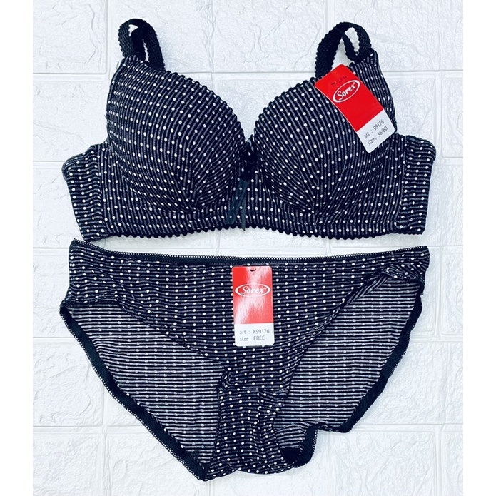 BH set | Bra Set + Cd SOREX 99176 Pakai Kawat dan Busa Sedang