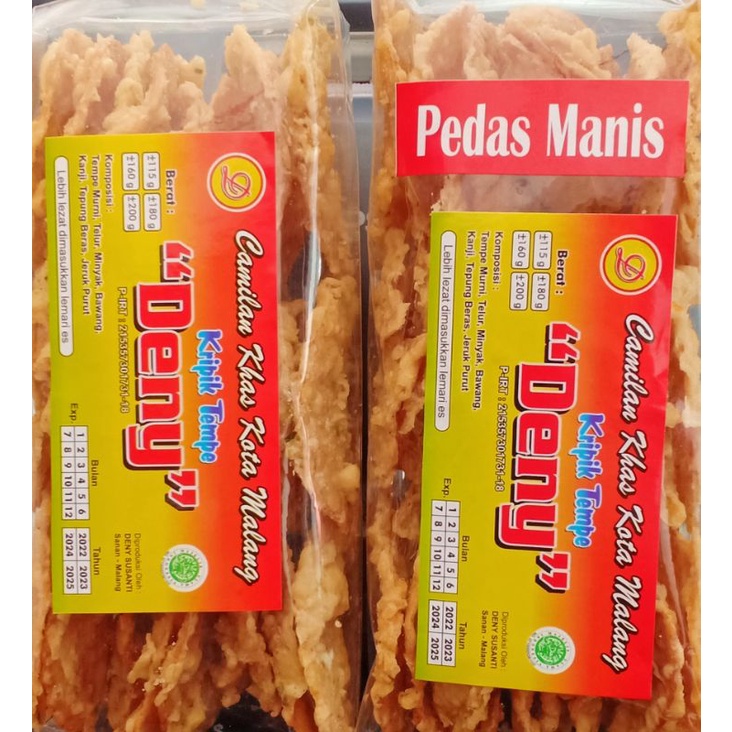 

KRIPIK TEMPE DENY 150 GR