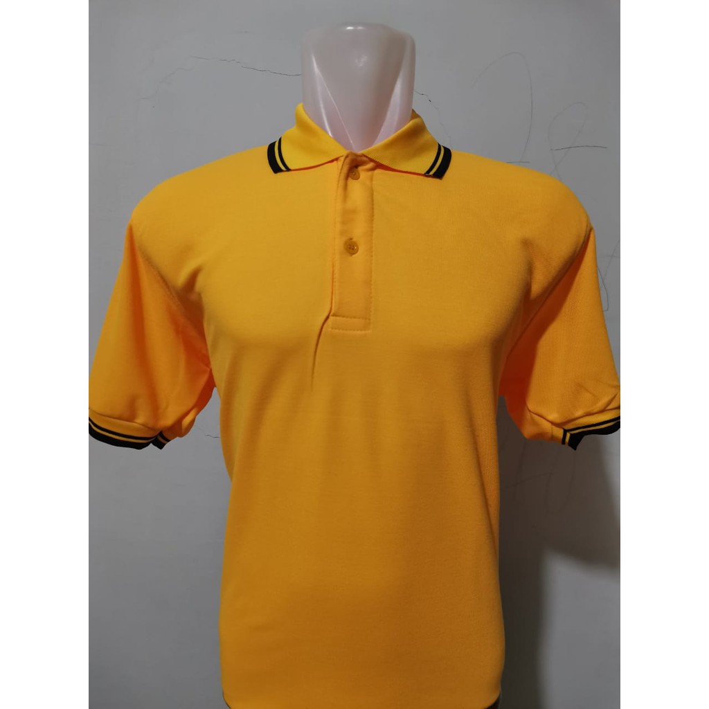 Noveli wear - Kaos polo shirt pria berkerah list stripe | kaos kerah pria seragam polos M L XL XXL