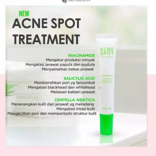 MS GLOW ACNE SPOT TREATMENT / PORE AWAY SPOT TREATMENT / DARK SPOT SERUM MS GLOW/ SALEP ACNE MSGLOW