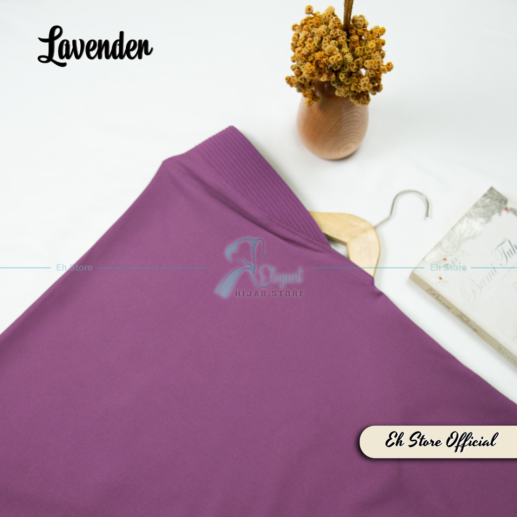 Kerudung instan / Jilbab bergo maryam SIMPLE PAD MEDIUM M murah (TANPA TALI)-Lavender