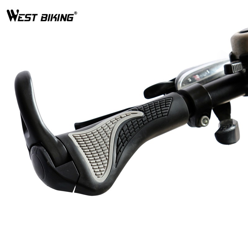 TaffSPORT West Biking Gagang Sepeda Rubber Ergonomic Grip MTB Handlebar - BT1001